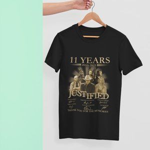 Vintage 11 Years Justified Signature Fan Shirt